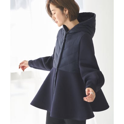 ルイルエブティック RUIRUE BOUTIQUE ダンボール編み物 ライトダウンジャケット ｜ レディース アウター 羽織 体型取りまかなう 保温 生あたたかい 軽さ 遊撃手厚地の外套 キルティング ボンネット ライトアウター