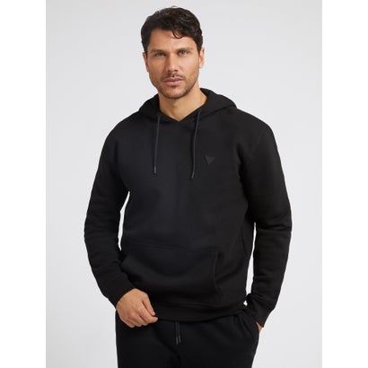 ゲス GUESS Aldwin Mini Triangle LogoHooded Sweatshirt （JBLK） パーカー