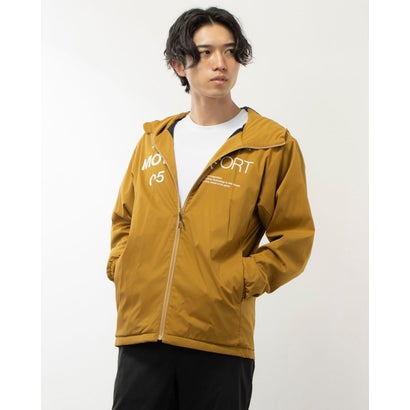 デサント DESCENTE メンズ 陳列箱上衣 AIR THERMOTION オーセンティックロゴ フルジップフーディー DMMWJF32 （BG）