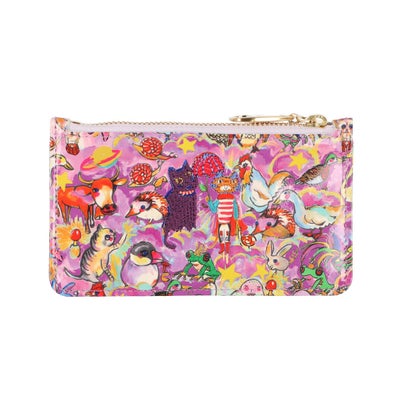 ツモリチサト キャリー tsumori chisato CARRY 森のどうぶつ刺繍 ショルダーバッグ （パープル）