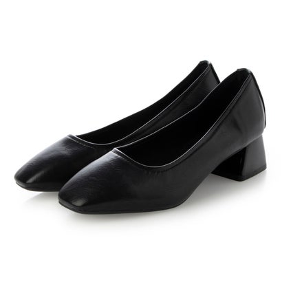 ナチュラルフレックス NATURAL FLEX Rieh Square Toe Pumps （BLACK）｜LOCOMALL（ロコンド公式ストア）