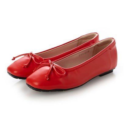 ナチュラルフレックス NATURAL FLEX Ribbon Flat Shoes （RED）｜LOCOMALL（ロコンド公式ストア）