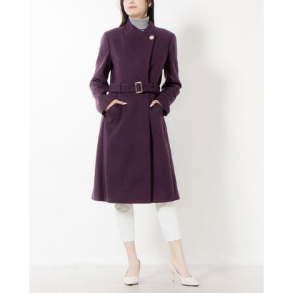 フェイズ エイト Phase Eight Susie Wrap Coat （Plum）｜LOCOMALL（ロコンド公式ストア）