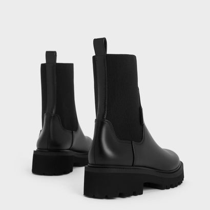 ニットソックス リッジッドソールチェルシーブーツ 【再入荷】（Black）