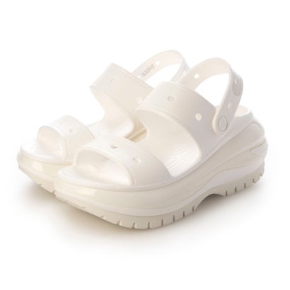 クロックス crocs Classic Mega Crush Sandal （White）