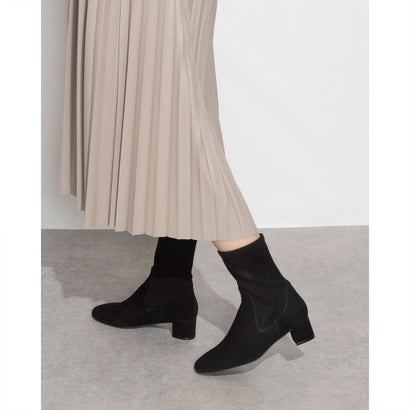 スチュアート ワイツマン STUART WEITZMAN ストレッチミドルブーツ （黒いこと）