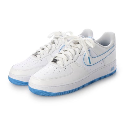 ナイキ NIKE エアフォース 1 '07 AIR FORCE ONE シューズ スニーカー DV0788-101 （ホワイト/ホワイト/ユニバーシティブルー）画像