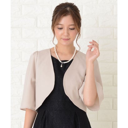 レースレディース Lace Ladies ショート丈ボレロジャケット （グレー）