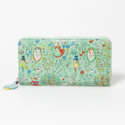 ツモリチサト キャリー tsumori chisato CARRY 不思議の国のアリス ラウンドファスナー長財布 (グリーン)|LOCOMALL(ロコンド公式ストア)