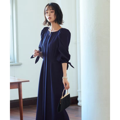 ルイルエブティック RUIRUE BOUTIQUE 【オケージョンドレス/結婚式】ボリュームスリーブセンタータックペンシルワンピース 披露宴 二次会 お呼ばれ フォーマル パーティードレス ロング丈 Iラ|LOCOMALL(ロコンド公式ストア)