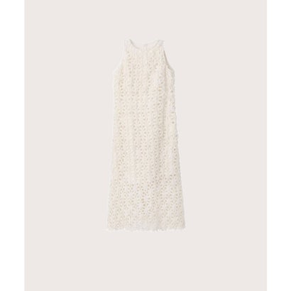 ラポミ プチ LA POMME petit Hollow Out One Piece ホロウアウトワンピース （White）
