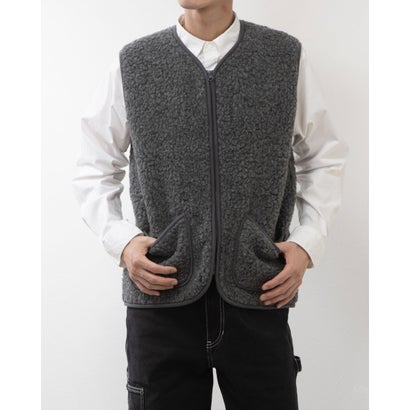 コールドブレーカー COLDBREAKER ウール ボアベスト （Grey）