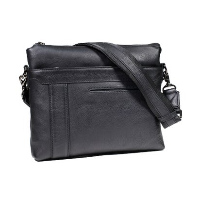 【本革】ジョヤ JOYA オイルレザー横型ミニショルダー （ブラック）