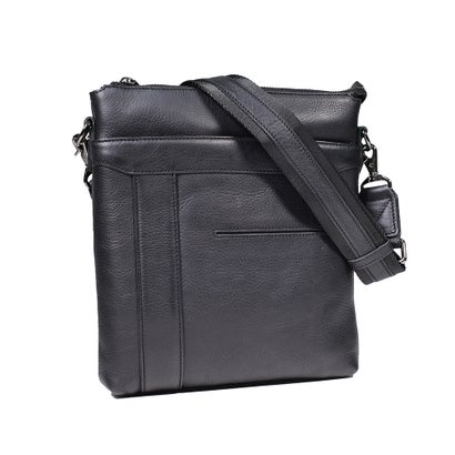【本革】ジョヤ JOYA オイルレザー縦型ミニショルダー (ブラック)