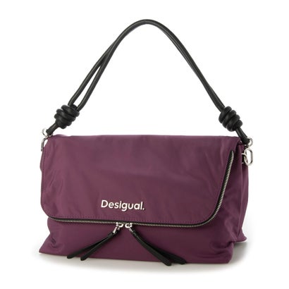 デシグアル Desigual LOGOUT VENECIA MAXI クロスボディーバッグ (ピンク/レッド)