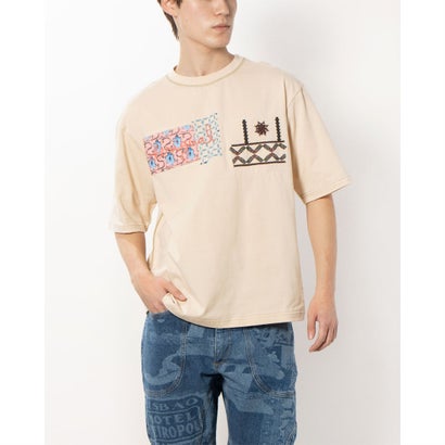 デシグアル Desigual メッセージパッチ Tシャツ （ホワイト）
