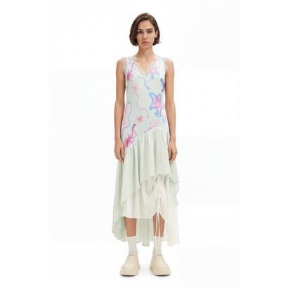 デシグアル Desigual NYCOLLINA ワンピースノースリーブ (ブルー)|LOCOMALL(ロコンド公式ストア)