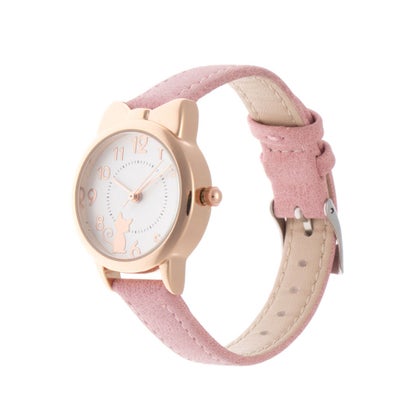 [千鶴] 腕時計 3針 猫デザイン 伸縮ジャバラベルト CDW001-004 ゴールド 千鶴] 腕時計 3針 猫デザイン 伸縮ジャバラベルト CDW001-001 シルバー