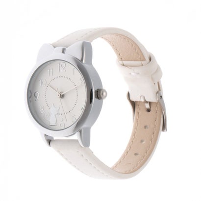 [千鶴] 腕時計 3針 猫デザイン 伸縮ジャバラベルト CDW001-004 ゴールド 千鶴] 腕時計 3針 猫デザイン 伸縮ジャバラベルト CDW001-001 シルバー