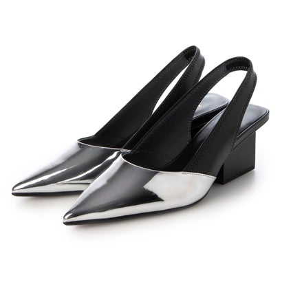 ユナイテッド 素っぽんぽん UNITED NUDE Raila Slingback Mid （BlackSilver）