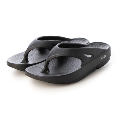 ウーフォス OOFOS OOriginal (ウー目あたらしい) リカバリーサンダル トングサンダル ユニ一発やる 置き目品 （Black） メンズ靴-靴