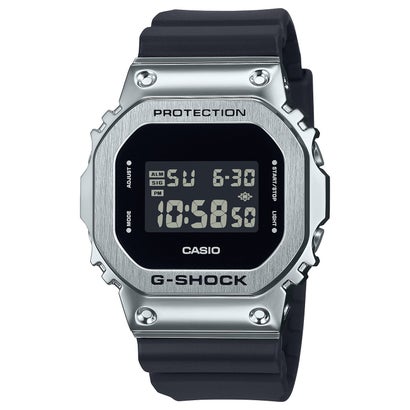 【G-SHOCK】5600シリーズ / メタルベゼル / GM-5600U-1JF （ブラックXシルバー）