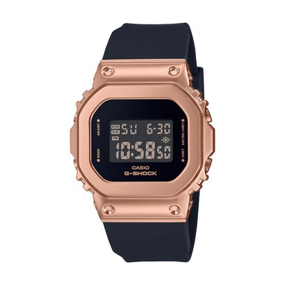 【G-SHOCK】5600シリーズ / メタルベゼル / GM-S5600UPG-1JF （ピンクゴールドXブラック）
