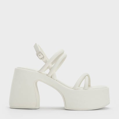 Nerissa ネリッサ チューブラープラットフォームサンダル 【再入荷】（Chalk）