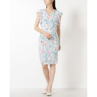 位相角 八つ Phase Eight Jessie Slinky Dress （Sky/Multi）