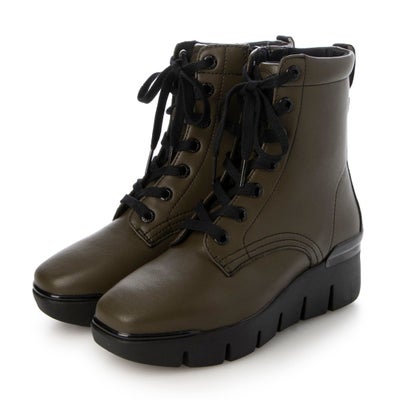 ブソラ bussola ウェッジショートブーツ （カーキ）