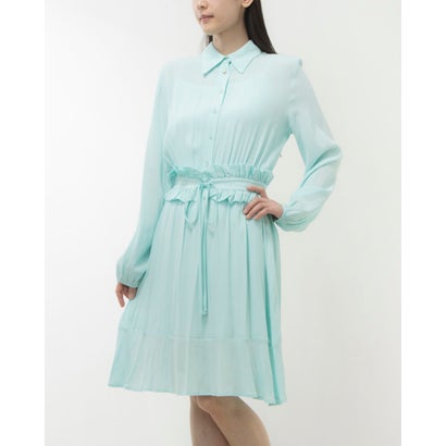 リナシメント RINASCIMENTO フリルベルトシャツワンピース （Acqua Verde）