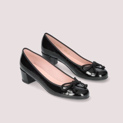 プリティ・バレリーナ Pretty Ballerinas JOANNA wrinklepatent（ジョアンナ ウィンクルパテント）ヒール付きバレエシューズ （NEGRO）