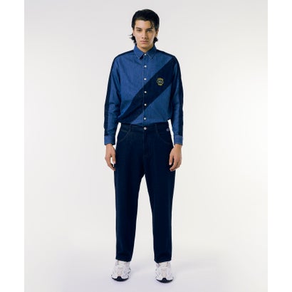 ラコステ LACOSTE ワイドデニムパンツ （ダークインディゴブルー）