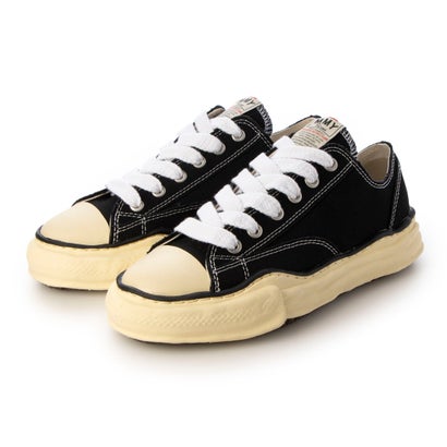 メゾン ミハラヤスヒロ Maison MIHARA YASUHIRO PETERSON LOW ローカット キャンバス スニーカー A09FW733 白 黒 シューズ メンズ レディース （Black） 29,700円