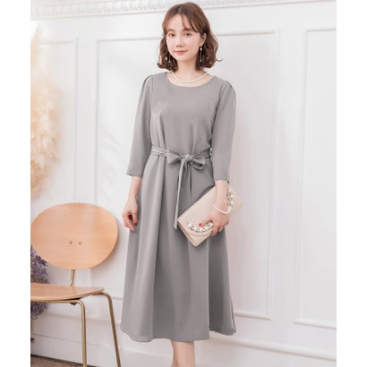 お召しもの足し加える DRESS+ 太陽フレアロング丈御芽出度衣装 （レディッシュグレー）