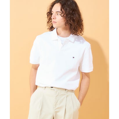 トミー ヒルフィガー TOMMY HILFIGER レギュラーポロシャツ （ホワイト）