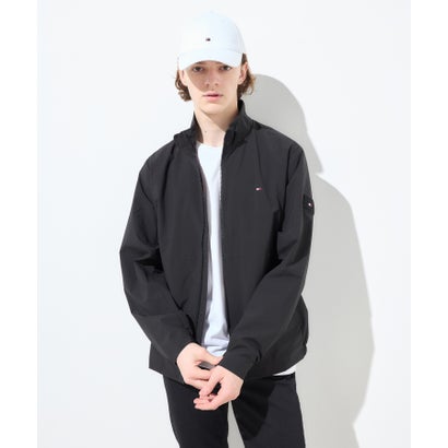 トミー ヒルフィガー TOMMY HILFIGER スタンドカラーブルゾン （ブラック）