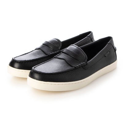 コール ハーン COLE HAAN ナンタケットペニー mens （ブラック ペブルドレザー/アイボリー）｜LOCOMALL（ロコンド公式ストア）
