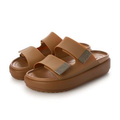 クロックス crocs Brooklyn Luxe Sandal (Tan/Tan)