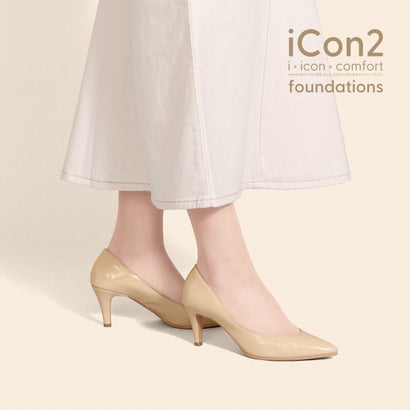 マミアン mamian 【 2024 iCon2 Foundations 】7.0cm 自分史上、最高美脚。ポインテッドトゥヌードベージュパンプス（全4色）／F7203 （メルティバニラ）