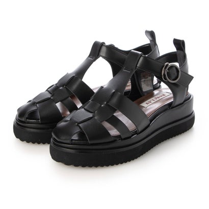 バークレー BARCLAY 厚底プラットフォームソール カメサンダル （BLK）