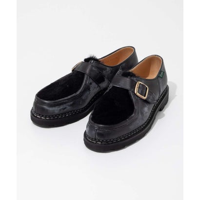 パラブーツ Paraboot MICHAEL BRIDE 173682 ビジネスシューズ メンズ レディース シューズ ミカエル ブライド チロリアンシューズ 革靴 モンクストラップ （ラパンノワール）