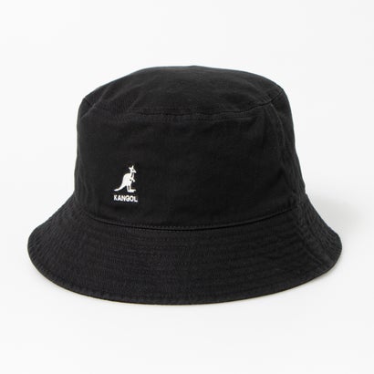 カンゴール KANGOL カンゴール kangol バケット ハット 帽子 日よけ帽 K4224HT ウォシュド メンズ レディース ユニセックス カンガルー オールシーズン KANGOL WASHED BUCKET HAT （ブラック×シルバー）