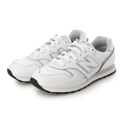 ニュー平衡にする New Balance レディース メンズ スニーカー ML373 (白いこと) （白いこと）