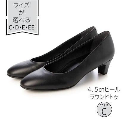 エイゾー EIZO 【EIZO BLACK 】ブラックパンプス/ラウンド4.5cm (C)