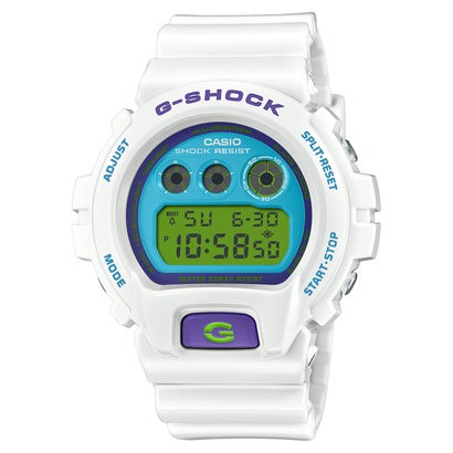 【G-SHOCK】CRAZY COLORS 2024 / DW-6900RCS-7JF （白いこと×青み）