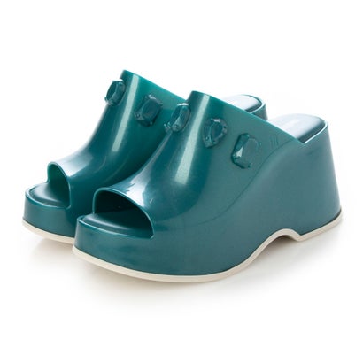 メリッサ melissa MELISSA PATTY STONES + UNDERCOVER AD （METALLIC GREEN）