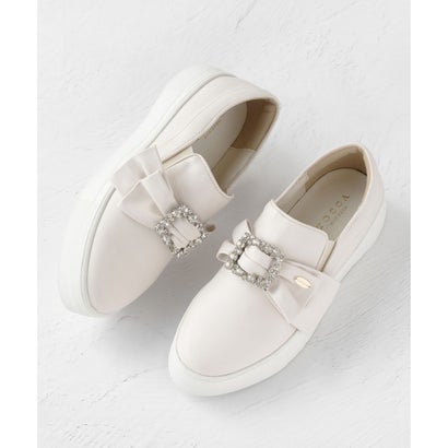 TOCCA 【晴雨兼用】【役立つこと原料品】BIJOUX RIBBON SNEAKERS スニーカー （白いこと系）