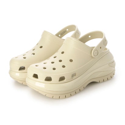 クロックス crocs レディース サンダル 厚底 メガ クラッシュ クロッグ 207988 （ベージュ）｜LOCOMALL（ロコンド公式ストア）
