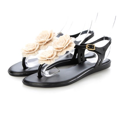 メリッサ melissa MELISSA SOLAR SPRINGTIME AD (BLACK/BEIGE)|LOCOMALL(ロコンド公式ストア)